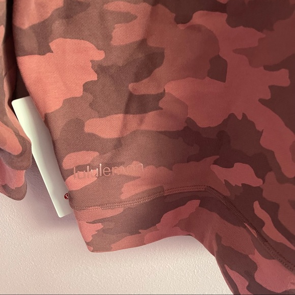 Lululemon Perfectly Oversized Crew Pink Camo- NWT - Picture 5 of 6